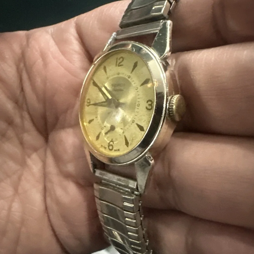 Working Vintage Berco Special Manual Wind Mens Watch Swiss 30mm Fit 8 In Rare